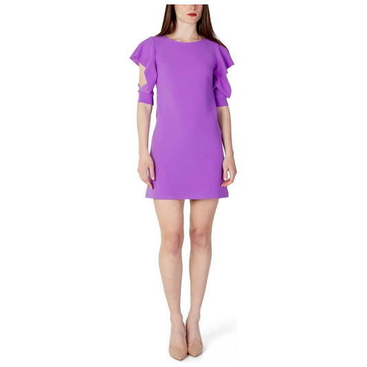 Rinascimento Purple Polyester Dress Rinascimento Medium Orchid