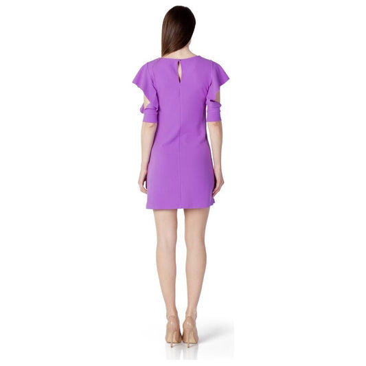 Rinascimento Purple Polyester Dress Rinascimento Orchid