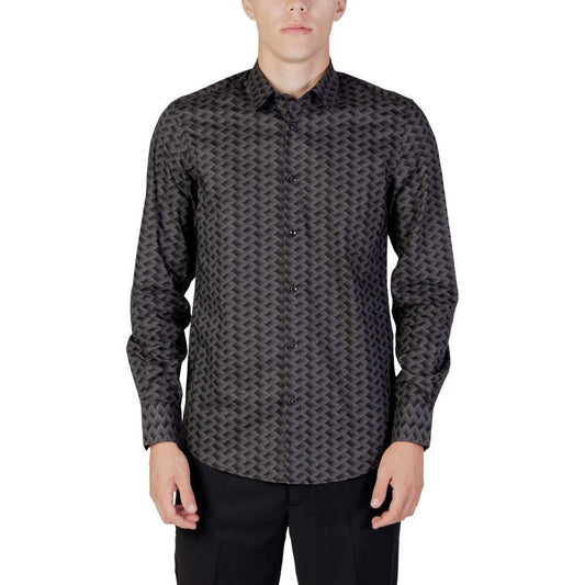 Antony Morato Gray Cotton Shirt AN-11851100136-IT44 | XS