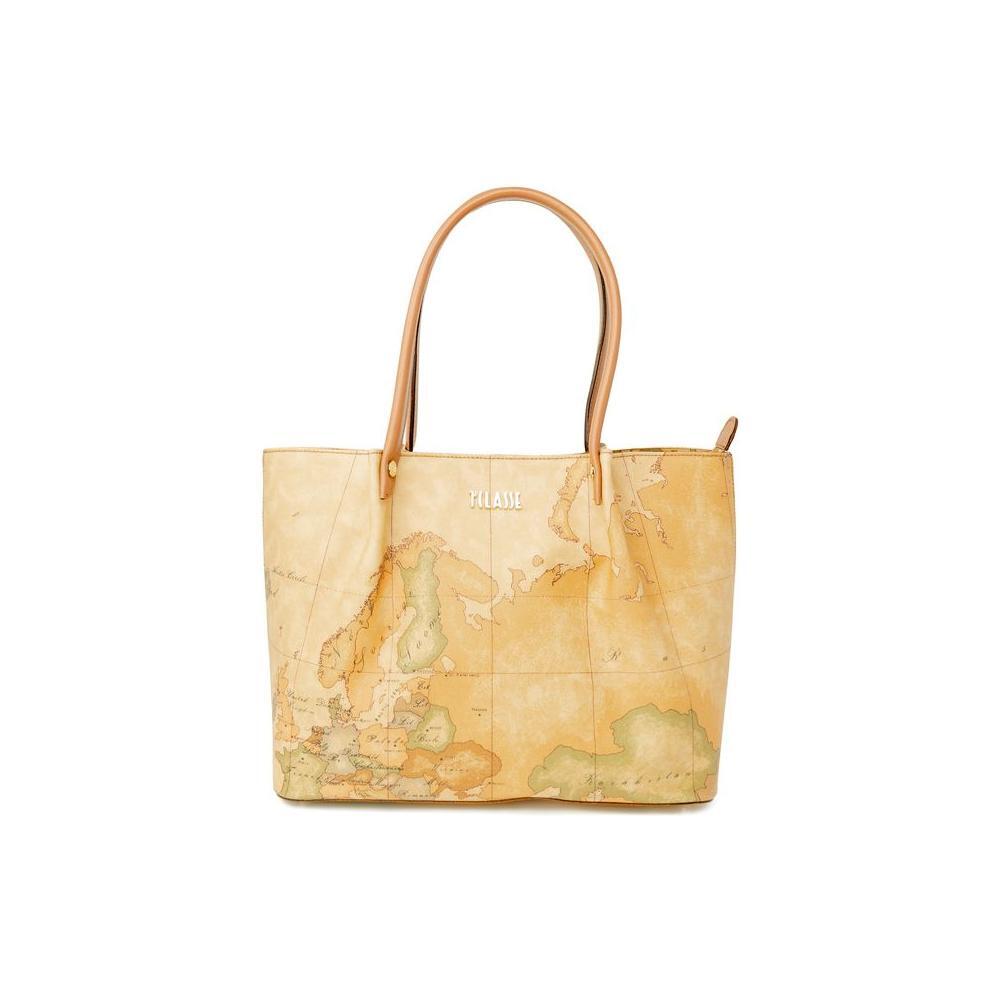 Front view with bag zipped and handles upright.