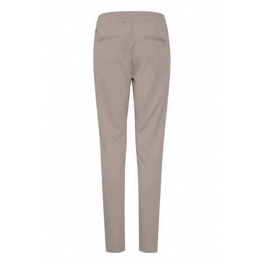 ICHI Gray Polyester Jeans & Pant ICHI Rosy Brown