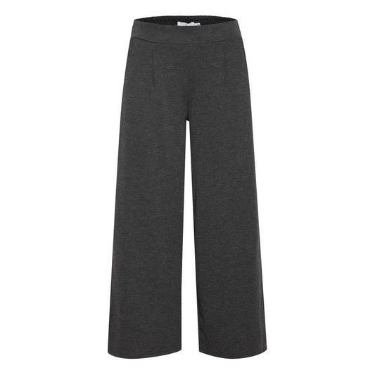 ICHI Gray Recycled Polyester Jeans & Pant ICHI Dark Slate Gray
