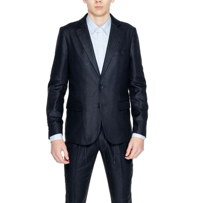 Antony Morato Black Linen Blazer