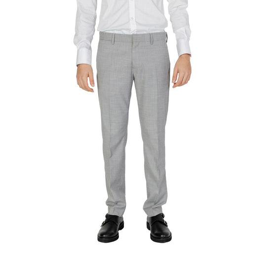Antony Morato Gray Polyester Dress Pants