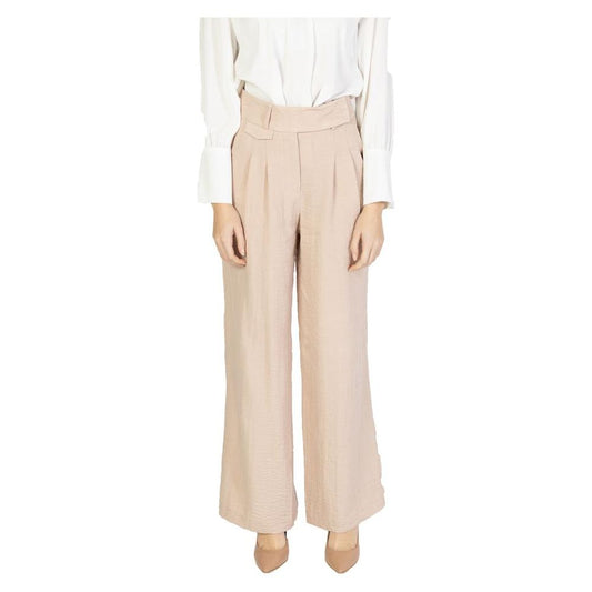 Vero Moda Vero Moda Pink Viscose Jeans & Pant VE-13385200259-IT42|M