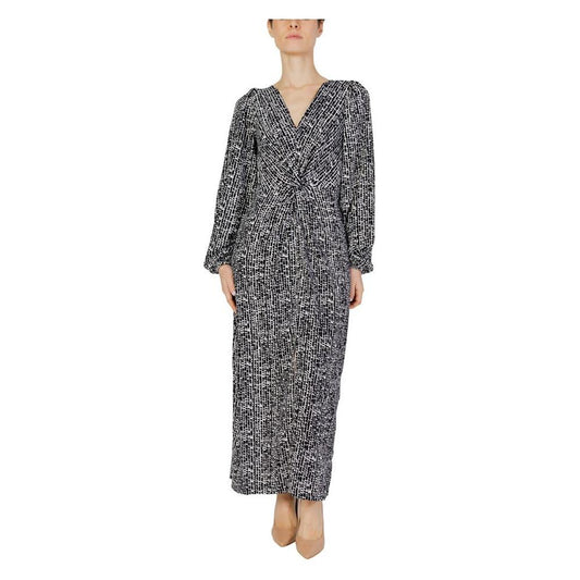 Jacqueline De Yong White Polyester Dress Jacqueline De Yong Dark Slate Gray