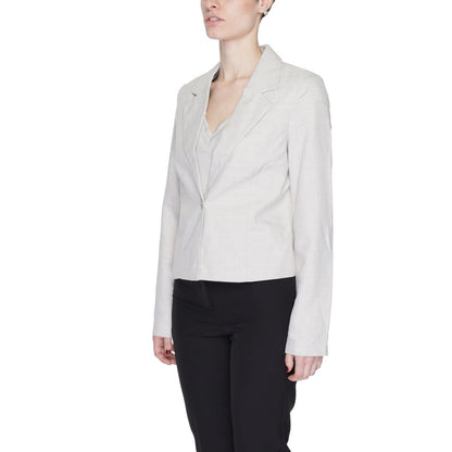 Vero Moda Gray Polyester Blazer 1728,71956299936,Blazers - Suits & Blazers - Clothing,Clothing,Gray,IT36|XXS,IT38|XS,New with tags,Suits & Blazers - Clothing,Vero Moda,Women