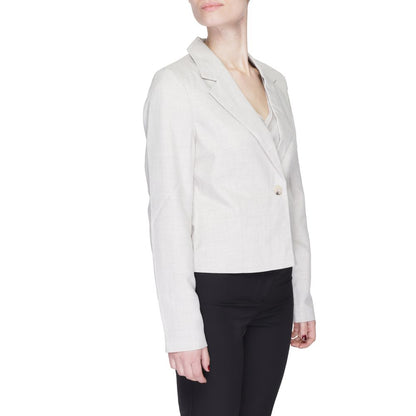 Vero Moda Gray Polyester Blazer 1728,71956299936,Blazers - Suits & Blazers - Clothing,Clothing,Gray,IT36|XXS,IT38|XS,New with tags,Suits & Blazers - Clothing,Vero Moda,Women