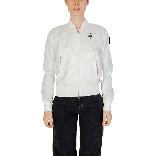 Blauer White Polyamide Jackets & Coat Blauer Black