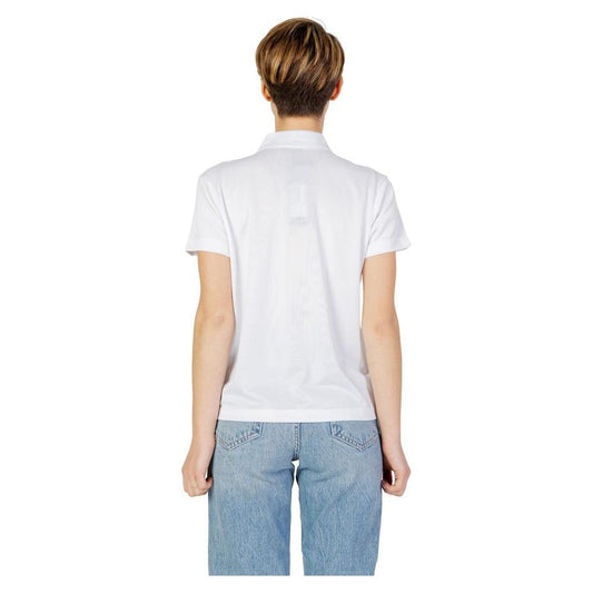 Blauer White Polyester Tops & T-Shirt Blauer Light Gray