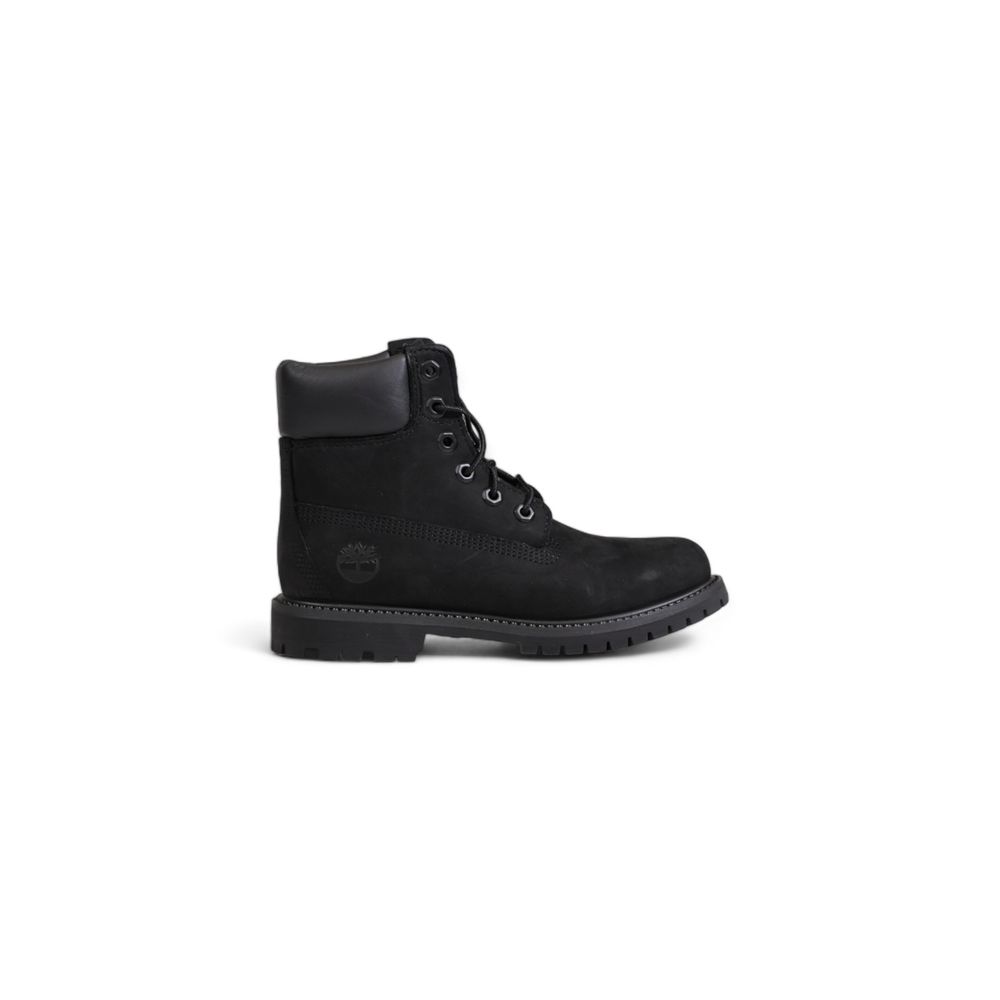 Timberland Black Recycled Leather Lace-Up Boots