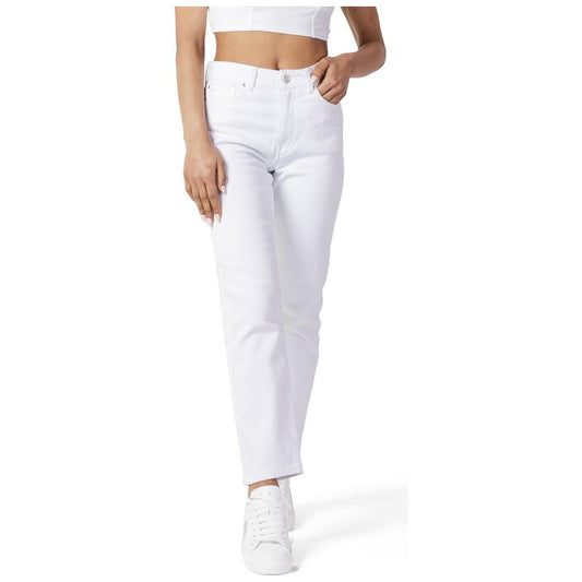 Only White Cotton Jeans & Pant Only Light Gray