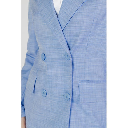 Sandro Ferrone Blue Viscose Blazer 1728,71956299936,Blazers - Suits & Blazers - Clothing,Blue,Clothing,IT46 | L,New with tags,Sandro Ferrone,Suits & Blazers - Clothing,Women