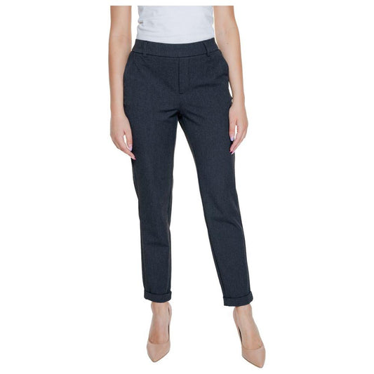 Vero Moda Gray Polyester Jeans & Pant Vero Moda Gray