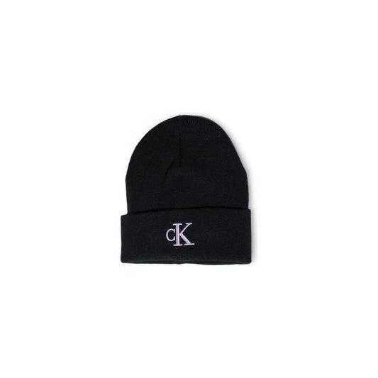 Calvin Klein Jeans Black Recycled Polyester Hat Calvin Klein Jeans Black