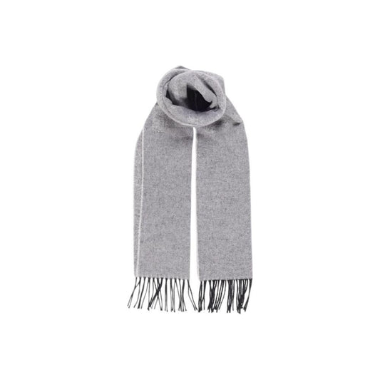 Alviero Martini Prima Classe Gray Cotton Scarf Alviero Martini Prima Classe Dark Gray