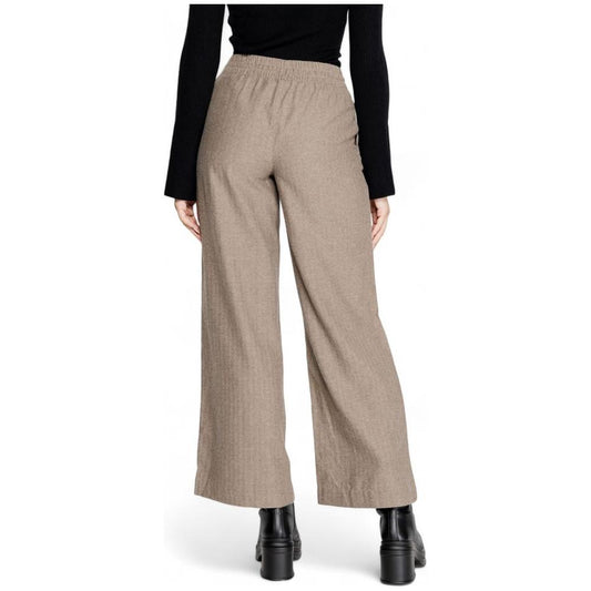 Jacqueline De Yong Brown Cotton Jeans & Pant Jacqueline De Yong Rosy Brown