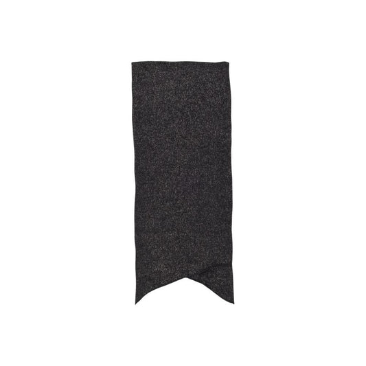 Pieces Black Recycled Polyester Scarf Pieces Dark Slate Gray