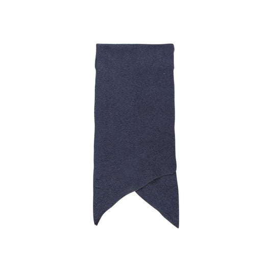 Pieces Blue Recycled Polyester Scarf Pieces Dark Slate Gray