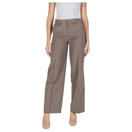 Only Gray Polyester Jeans & Pant Only Dim Gray
