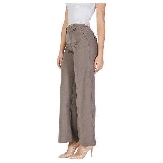 Only Gray Polyester Jeans & Pant Only Rosy Brown