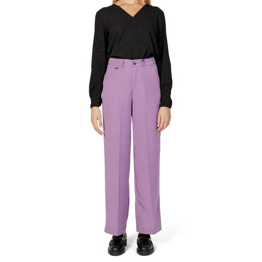 Street One Purple Lyocell Jeans & Pant Street One Rosy Brown