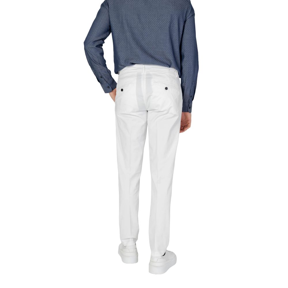 Antony Morato Cream Cotton Skinny Pants