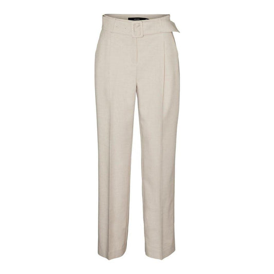 Vero Moda Gray Polyester Jeans & Pant Vero Moda Gray