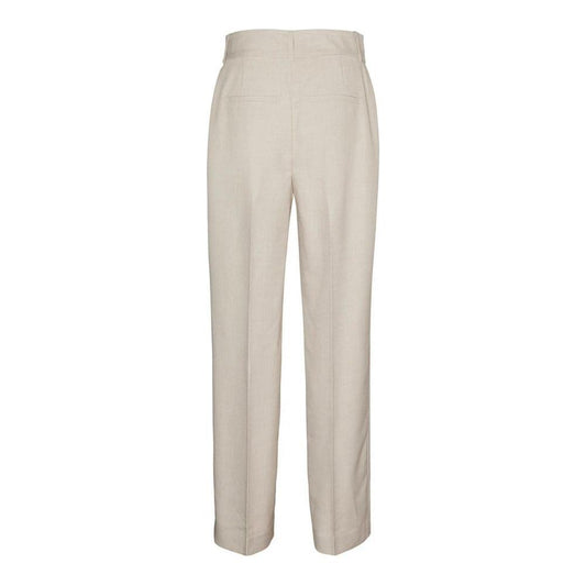 Vero Moda Gray Polyester Jeans & Pant Vero Moda Gray