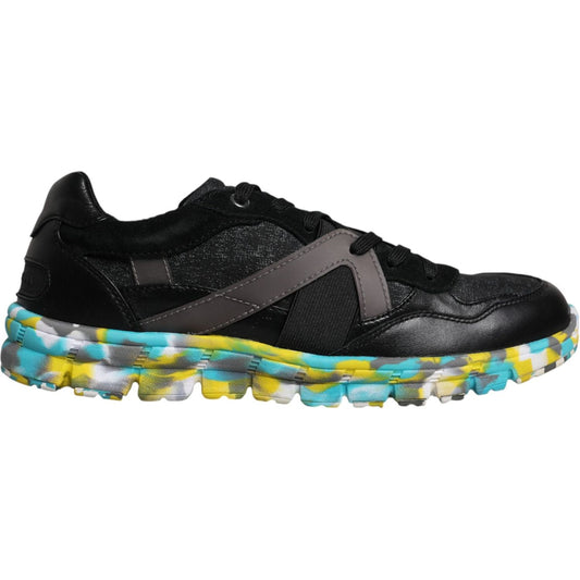 Dolce & Gabbana Dolce & Gabbana Black Polyester Low Top Men Sneakers Shoes MV6577-41.5 1728,67345645728,Black,Dolce & Gabbana,EU41.5/US8.5,Material: 40% Polyester 30% Calf 20% PVC 10% Lamb,Men,Men - Shoes,New with tags,Shoes,Sneakers - Men - Shoes