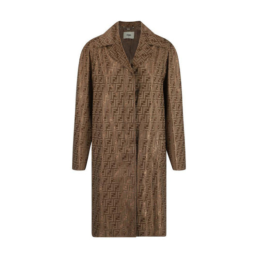 Fendi Coat Fendi Dark Olive Green