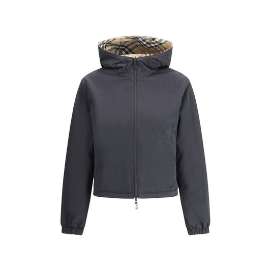 Burberry Reversible Jacket Burberry Dark Slate Gray