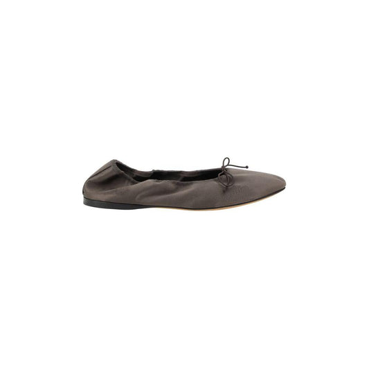 The Row The Row Hereditas Ballerinas TH-F1539W326BRW-EU36.5/US6.5 1728,72470364320,Brown,EU36.5/US6.5,Flat Shoes - Women - Shoes,New with tags,Shoes,The Row,Women,Women - Shoes