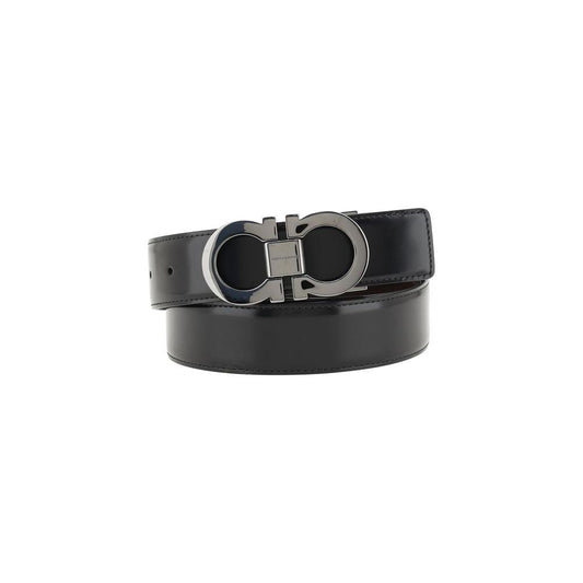 Ferragamo Ferragamo Reversible Belt FE-644557001-110 CM / 44 INCHES 100 cm / 40 Inches,105 cm / 42 Inches,110 cm / 44 Inches,1728,72470364320,90 cm / 36 Inches,95 cm / 38 Inches,Accessories,Belts - Men - Accessories,Black,Ferragamo,Men,Men - Accessories,N