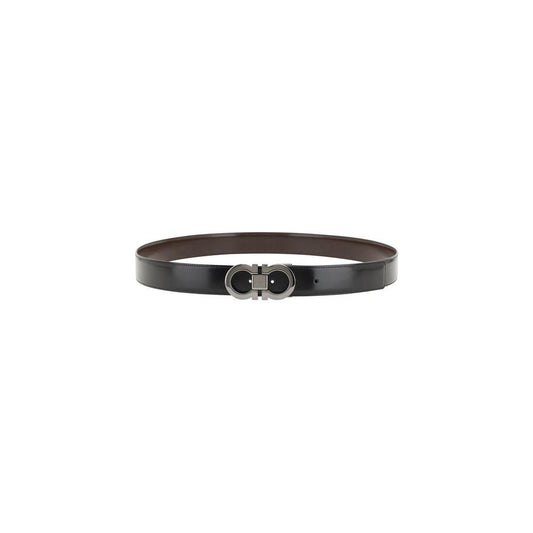 Ferragamo Ferragamo Reversible Belt FE-644557001-110 CM / 44 INCHES 100 cm / 40 Inches,105 cm / 42 Inches,110 cm / 44 Inches,1728,72470364320,90 cm / 36 Inches,95 cm / 38 Inches,Accessories,Belts - Men - Accessories,Black,Ferragamo,Men,Men - Accessories,N