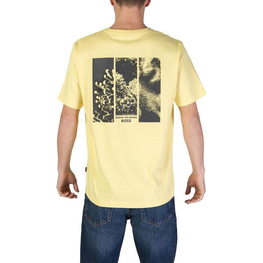 Hugo Boss Hugo Boss Yellow Cotton T-Shirt BO-15917200135-IT46 | M 1728,71956299936,Clothing,Hugo Boss,IT46 | M,Men,Men - Clothing,New with tags,T-Shirts - Men - Clothing,Yellow