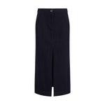 Giorgio Armani Blue Cotton Skirt GIGW000244TE11143UB112BB-EU44-FBB-317
