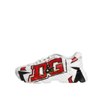Dolce & Gabbana White Daymaster Hand Painted Sneakers Shoes