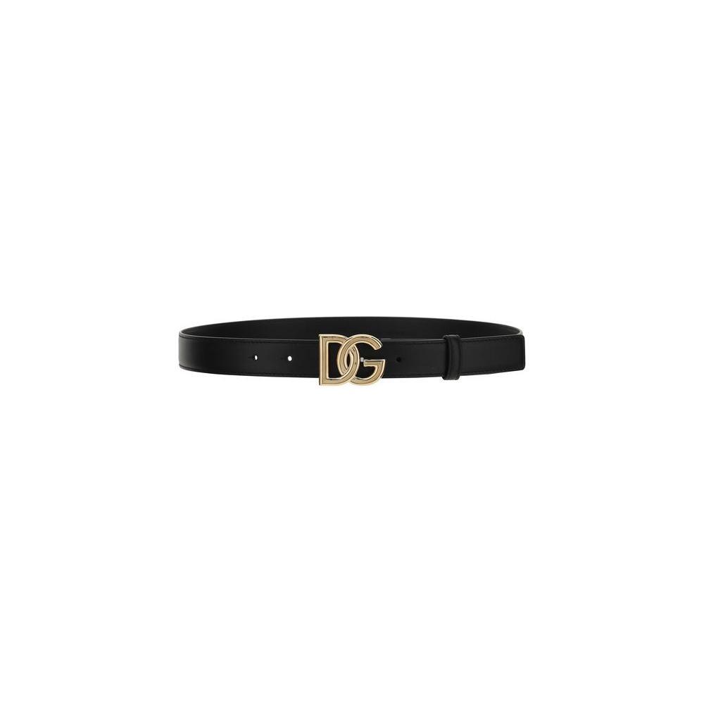 Dolce & Gabbana Leather Belt DO-BE1447AW57680999-80 CM / 32 INCHES
