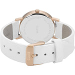 Cluse White Leather Watch CLCL40110AC
