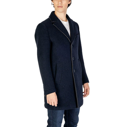 Hydra Clothing Blue Wool Coat