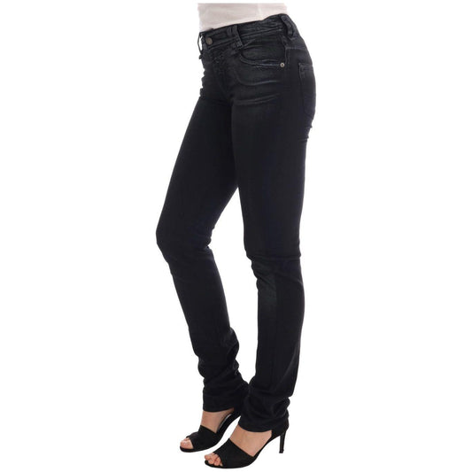 John Galliano Chic Gray Wash Regular Fit Jeans John Galliano Black