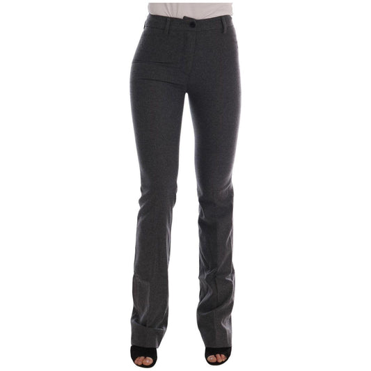 Ermanno Scervino Chic Gray Formal Pants - Elegance Refined Ermanno Scervino Dark Slate Gray