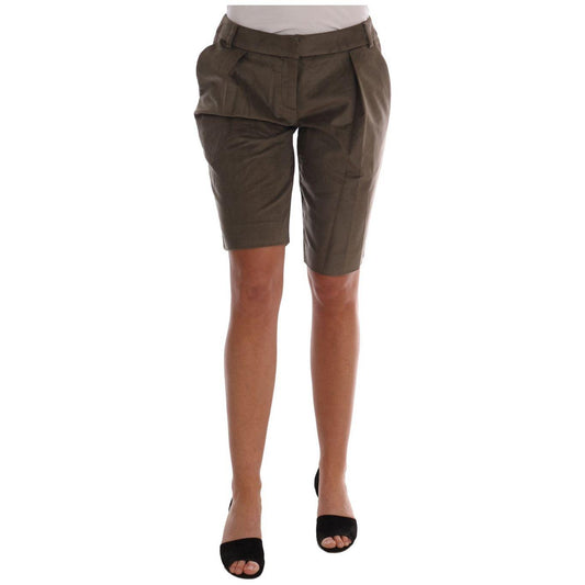 Ermanno Scervino Chic Brown Bermuda Elegance Ermanno Scervino Dark Slate Gray