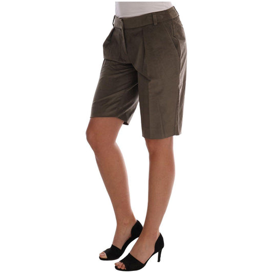 Ermanno Scervino Chic Brown Bermuda Elegance Ermanno Scervino Dark Slate Gray