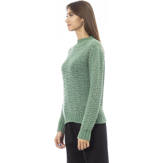 Alpha Studio Sweaters Sweaters Alpha Studio Light Slate Gray