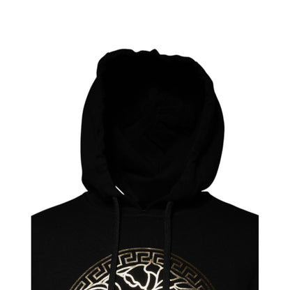Versace Black Medusa Cotton Hoodie Pullover Sweatshirt Sweater