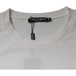 Dolce & Gabbana White DG Logo Crew Neck Short Sleeves T-shirt