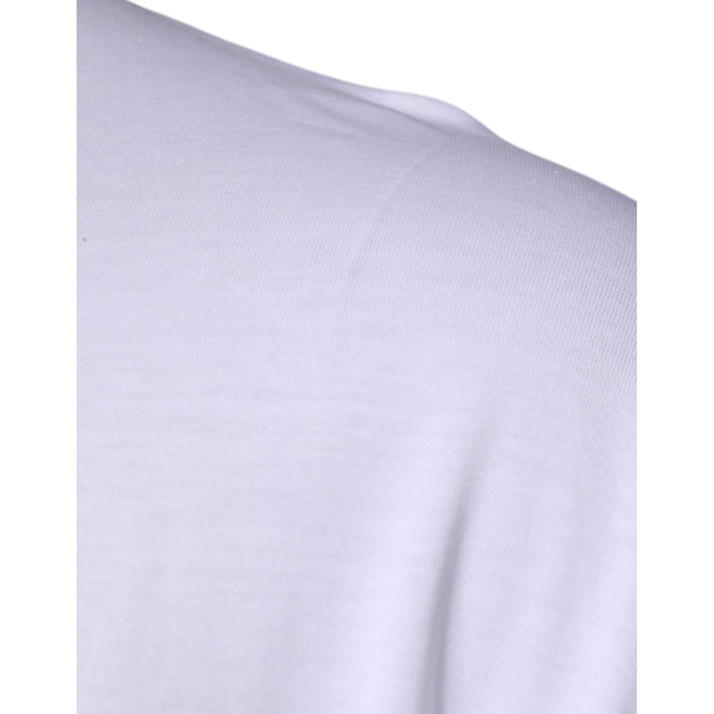 Dolce & Gabbana White DG Logo Crew Neck Short Sleeve T-shirt