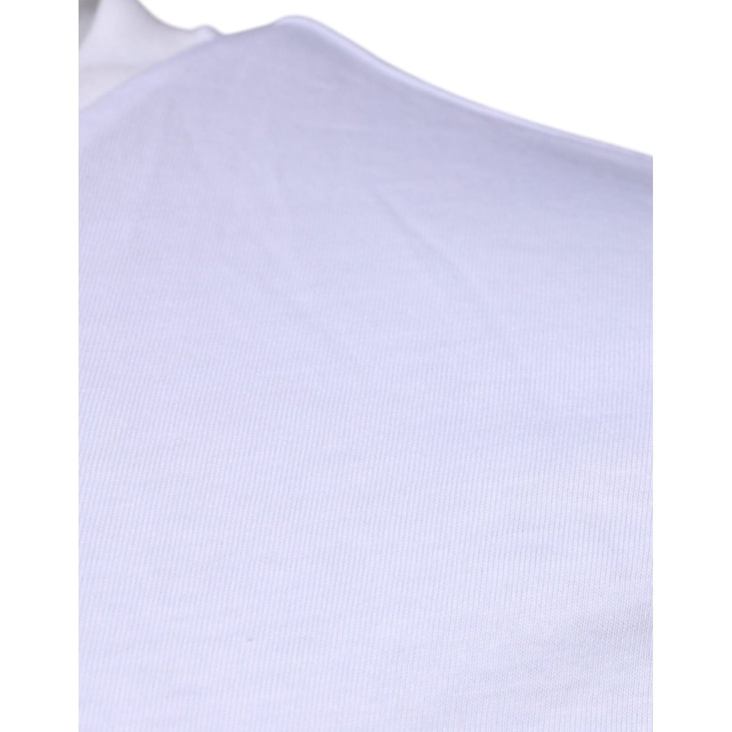 Dolce & Gabbana White DG Logo Cotton Crew Neck T-shirt TSH87558-46